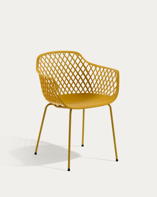 Chaise de jardin Quinn jaune