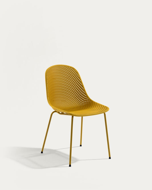 Chaise de jardin Quinby jaune