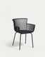 Chaise de jardin Surpika noire