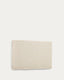 Tête de lit déhoussable Tanit en lin blanc pour lit jusqu’à 160 cm