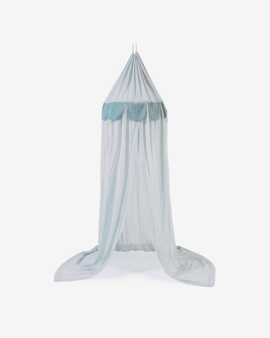 Ciel de lit enfant Carelene 100% coton bleu