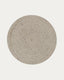 Tapis rond Takashi 100 % laine gris Ø 200 cm