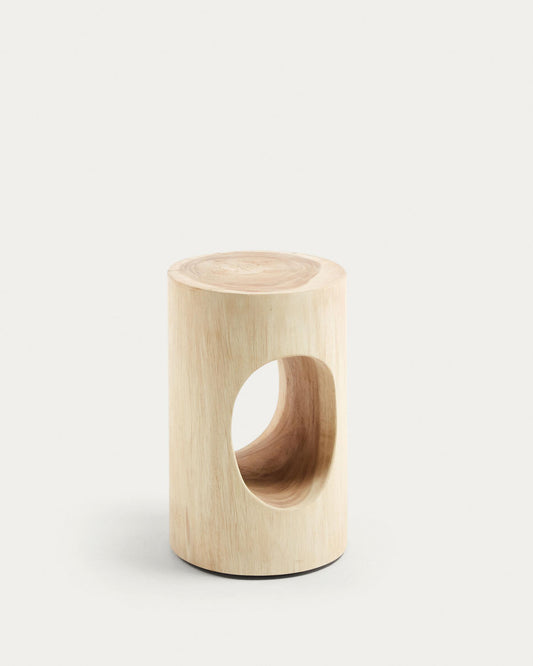 Table d'appoint Halker en bois de mungur Ø 30 cm