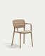 Chaise empilable d’extérieur Morella beige