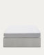 Sommier coffre Matters gris pour matelas de 160 x 200 cm