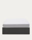 Sommier coffre Matters noir pour matelas de 160 x 200 cm