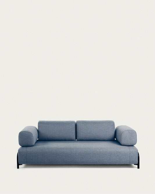 Canapé Compo 3 places bleu 232 cm