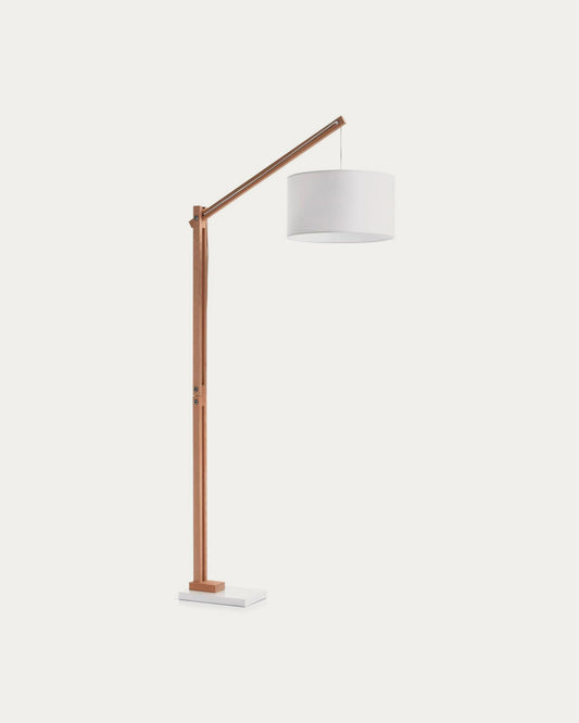 Lampadaire Riaz, blanc