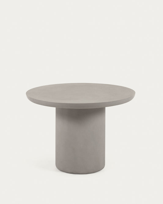 Table ronde de jardin Taimi en ciment Ø 110cm