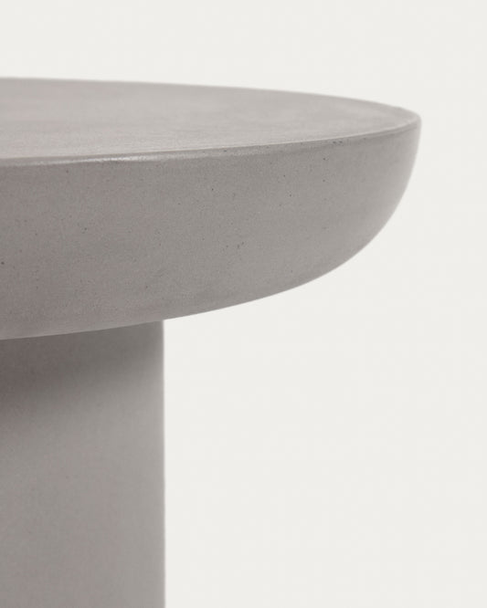 Table d'appoint ronde de jardin Taimi en ciment Ø 50 cm