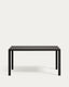 Table de jardin Culip en aluminium finition grise 150 x 77 cm
