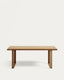 Table 100 % d'extérieur Canadell en bois de teck recyclé 180 x 90 cm
