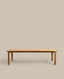 Table Icaro en bois de teck 280 x 112 cm FSC 100%