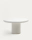 Table ronde Addaia en ciment blanc Ø140 cm
