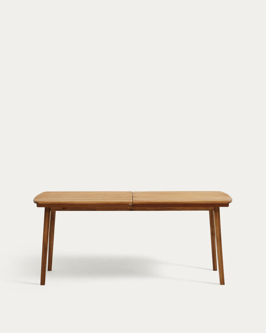 Table de jardin extensible Thianna en bois d'acacia 180 (240) x 90 cm FSC 100 %