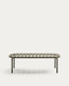 Table basse de jardin Joncols en aluminium finition peinture verte Ø 110 x 62 cm