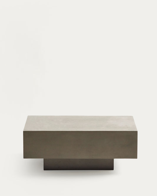 Table basse Rustella en ciment 80 x 60 cm