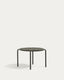 Table d'appoint de jardin Joncols en aluminium finition peinture verte Ø 60 cm