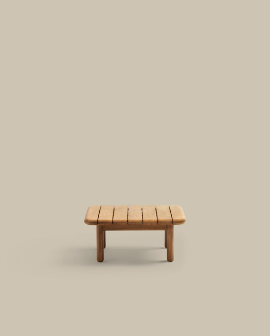 Table basse Turqueta en bois de teck 70 x 70 cm FSC 100 %