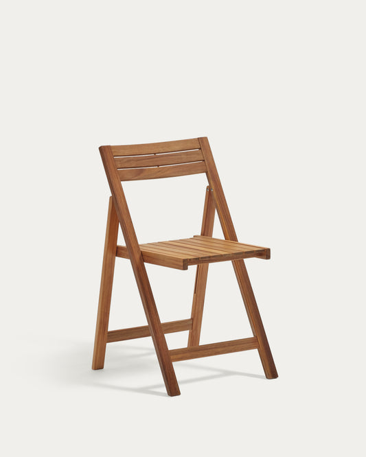 Chaise de jardin pliante Sadirar en bois d'acacia FSC 100 %