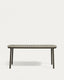 Table de jardin Joncols en aluminium finition peinture verte 180 x 90 cm