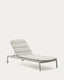 Transat d’extérieur Marcona en aluminium blanc