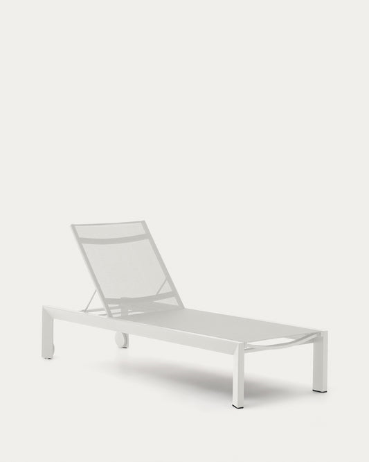 Bain de soleil Canutells en aluminium avec finition gris clair