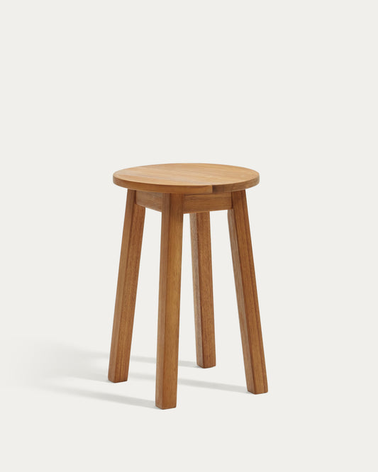 Repose-pieds de jardin Amel en bois d'acacia FSC 100 %