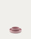 Ensemble Lili assiette et bol en silicone rose