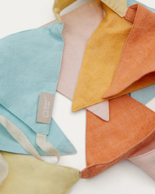 Guirlande de fanions Delin 100% coton multicolore 250 cm