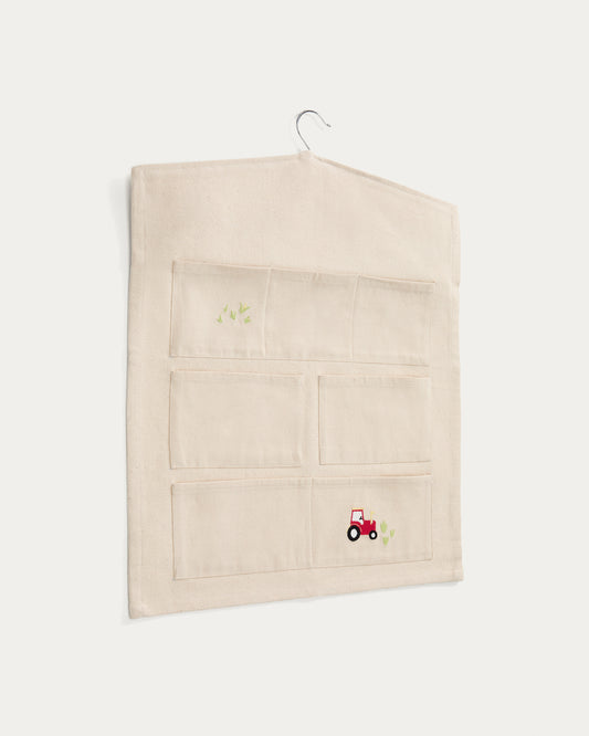 Organisateur à suspendre pour armoire Pecky 100 % coton 40 x 55 cm