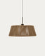 Abat-jour pour suspension Aldet en corde chinée beige Ø 46 cm