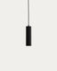 Suspension Andia en aluminium avec finition peinte noire