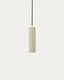 Suspension Andia en aluminium avec finition peinte beige
