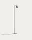 Lampadaire Manie en métal avec finition effet fonte noire