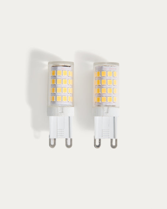 Ensemble Bulb de 2 ampoules LED Bulb G9 de 4 W et 60 mm lumière neutre
