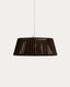 Abat-jour pour plafonnier Aldet en corde plate marron Ø 46 cm