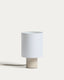 Lampe de table Eshe en céramique avec finition beige