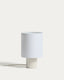Lampe de table Eshe en céramique avec finition blanche