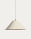 Suspension Ceren en céramique beige