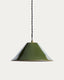 Luminaire de plafond Ceren en céramique verte 29 cm