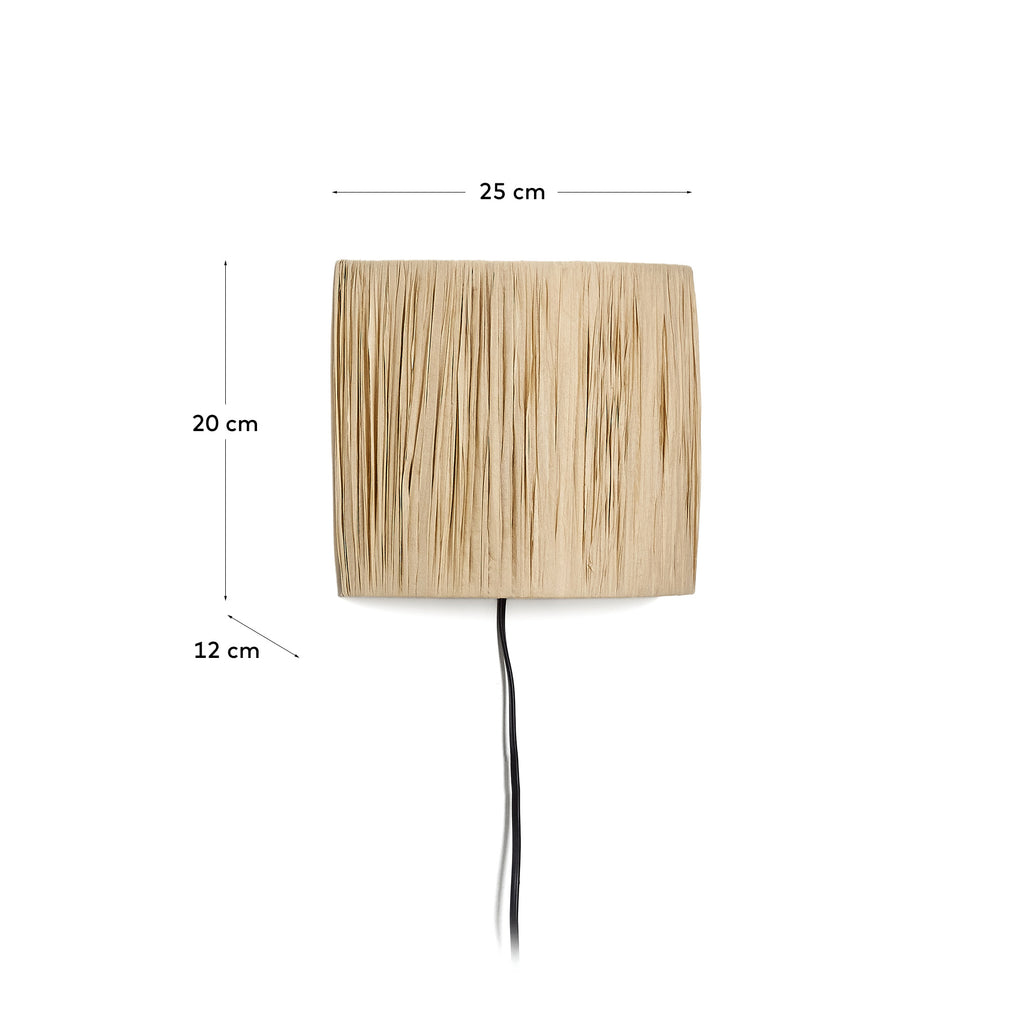 Applique Pulmi en raphia naturel