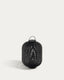 Lampe de table baladeuse petit format Saranella en rotin synthétique noir