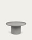 Table d'appoint ronde Fleksa en métal gris Ø 72cm