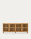 Buffet Beyla 4 portes en bois de frêne et placage de chêne 180 x 71,5 cm FSC 100 %