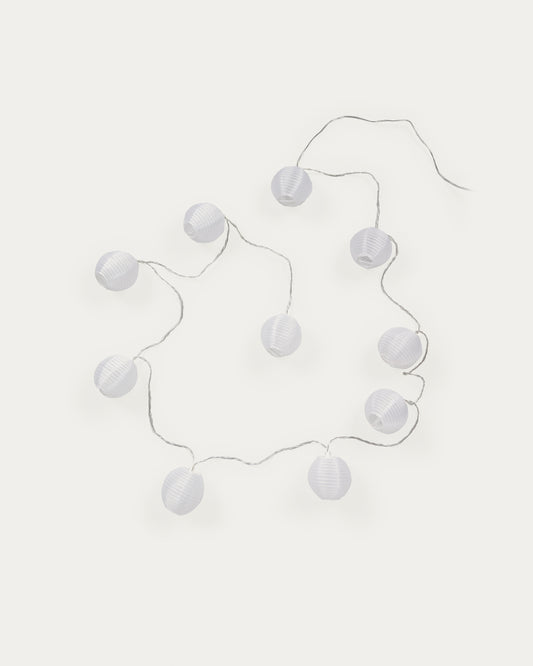 Guirlande lumineuse LED Amabile blanche 4,35 m