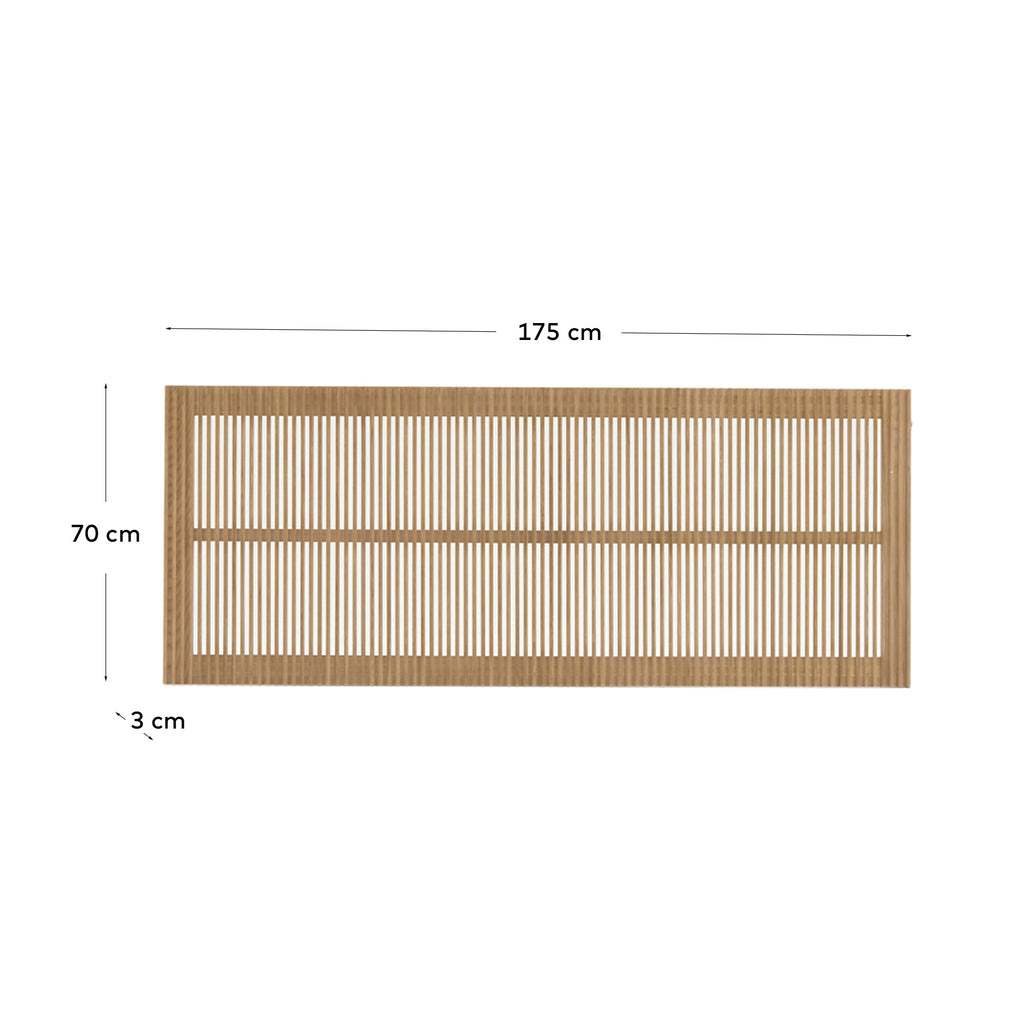 Tête de lit Beyla en bois de frêne massif pour lit jusqu’à 160 cm FSC 100 %
