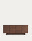 Buffet Norlen 4 portes et 2 tiroirs en placage de noyer FSC Mix Credit 194,5 x 78 cm
