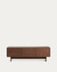 Meuble TV Norlen 3 portes en placage de noyer FSC Mix Credit 150 x 46 cm