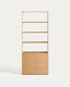 Étagère Visala en placage de chêne 90 x 209 cm FSC Mix Credit